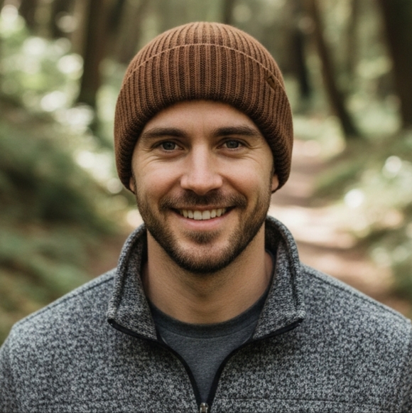 George Men’s Rib Beanie - Picture 1 of 8